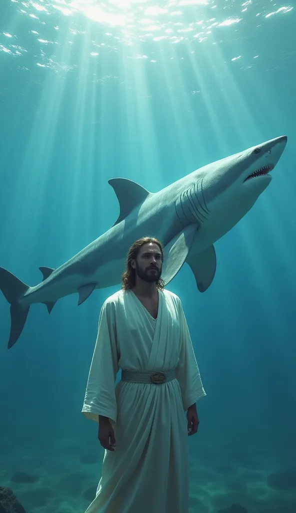 Jesus in the Sea and a Tuberão