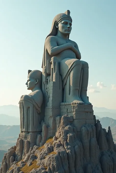 Combine the statues of Nemrut in Şanlıurfa and Nemrut in Adıyaman