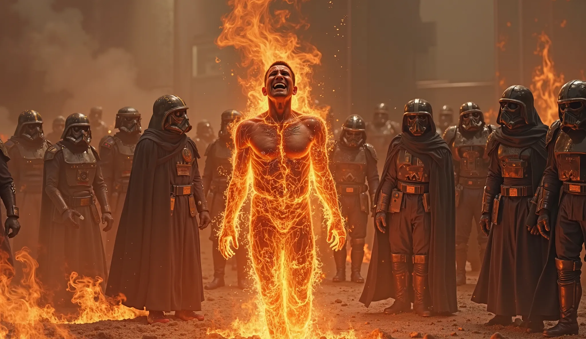 The Galactic Empire burns a human  alive, without knowing, that he is the son of a human general | HFY