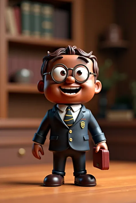 Create a brownie with animated lawyer's suit