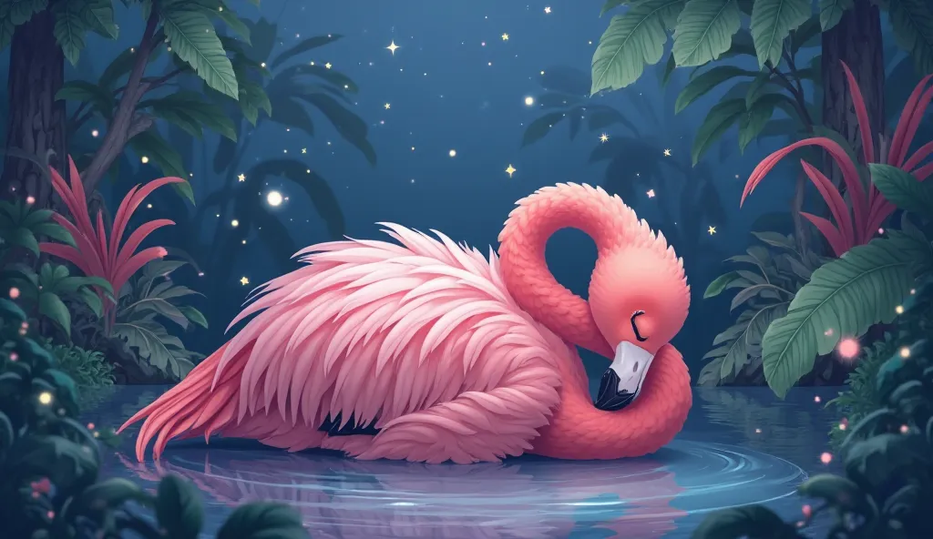 nights
for s
cute anime style
zoos
Sleeping flamingo