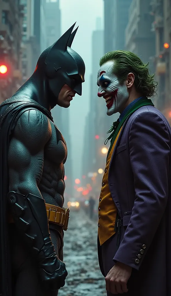 combine Batman and Joker. 