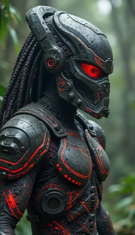 From the depths of the same overgrown outpost, now cloaked in unnatural darkness, something monstrous emerges—a terrifying hybrid of Ant-Man and Predator, an apex hunter capable of striking from any dimension. Its sleek, biomechanical armor is laced with a...