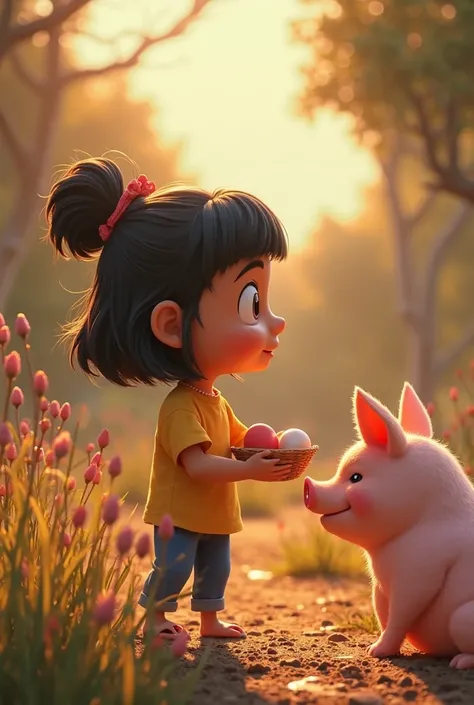 said:
Of course!  Then , a detailed guide is presented for creating the story of animation "Un día de Sofia y sus animales en la granja", Following the specifications provided.

Story Script

Scene 1: Sunrise at the Farm

Narration: "Sofia se despierta con...