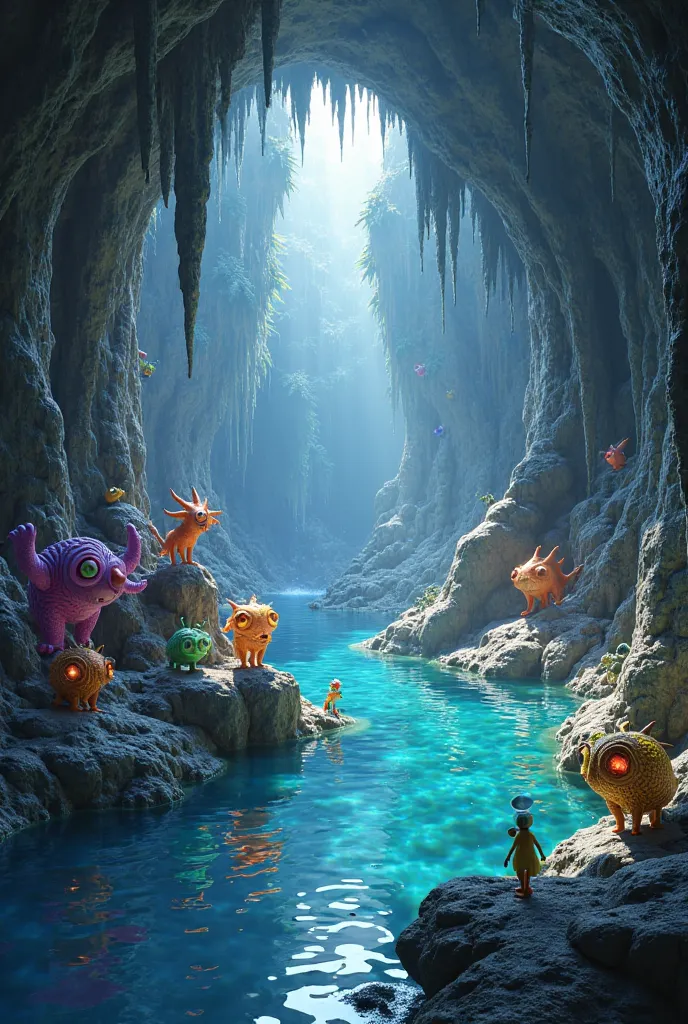 a cave disney pixar 3d