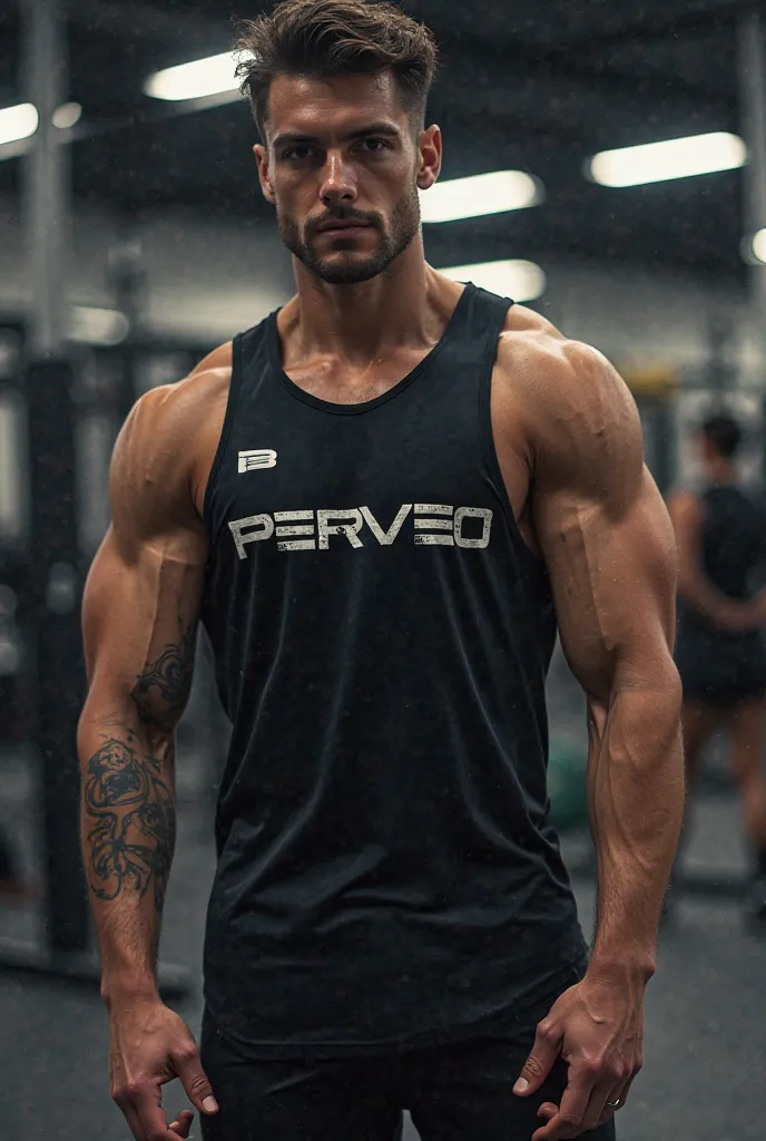 Create me a symbolic name for a gymwear mantra with the name Perveo 