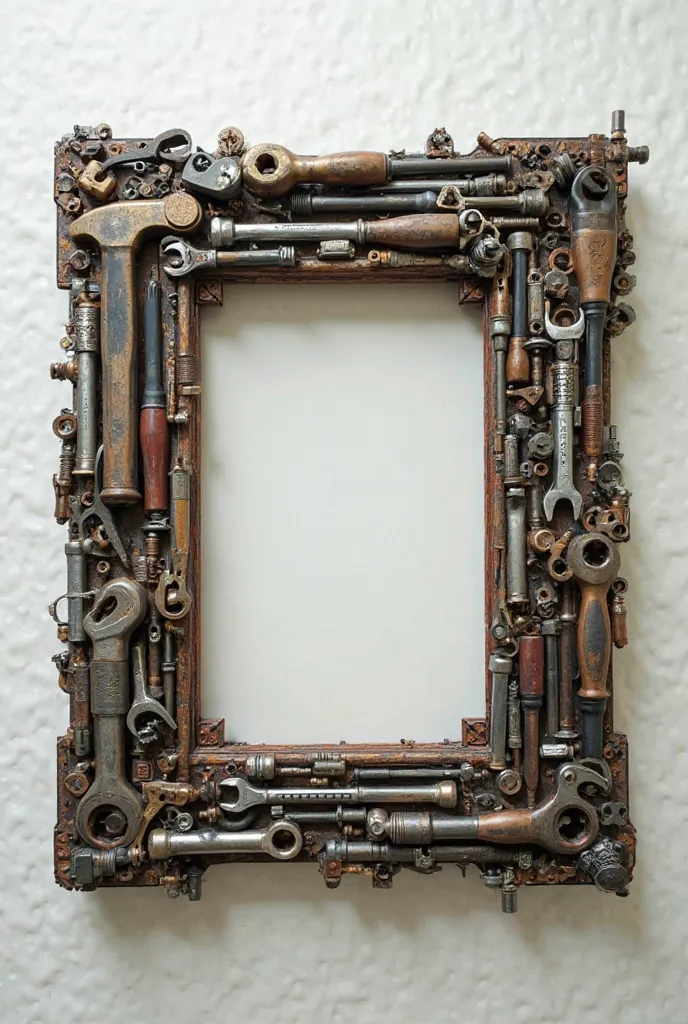 generates a frame made of hardware tools