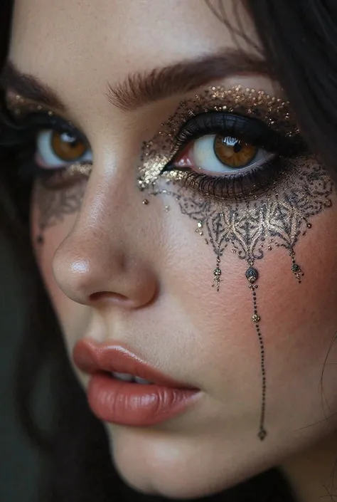  /img fine line Gothic makeup using fine liquid eyeliner,inspired by Gothic architecture,an artistic makeup that is easy to reproduce

brown eyes