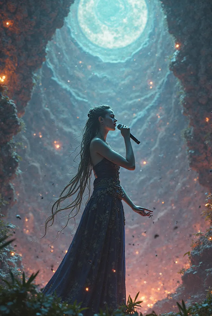 Image of a singer in avatar