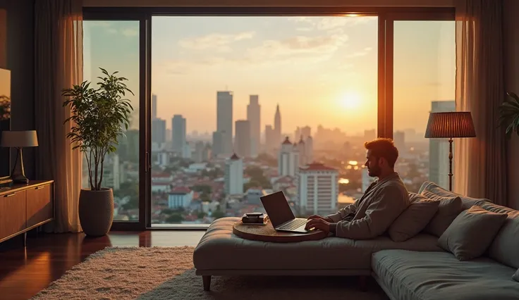 A man was nestled in the cozy confines of his luxurious villa in Bangkok, the soft hum of his laptop serving as a backdrop to his deep concentration. The villa, a masterpiece of modern design with sweeping views of the vibrant city below, was his sanctuary...