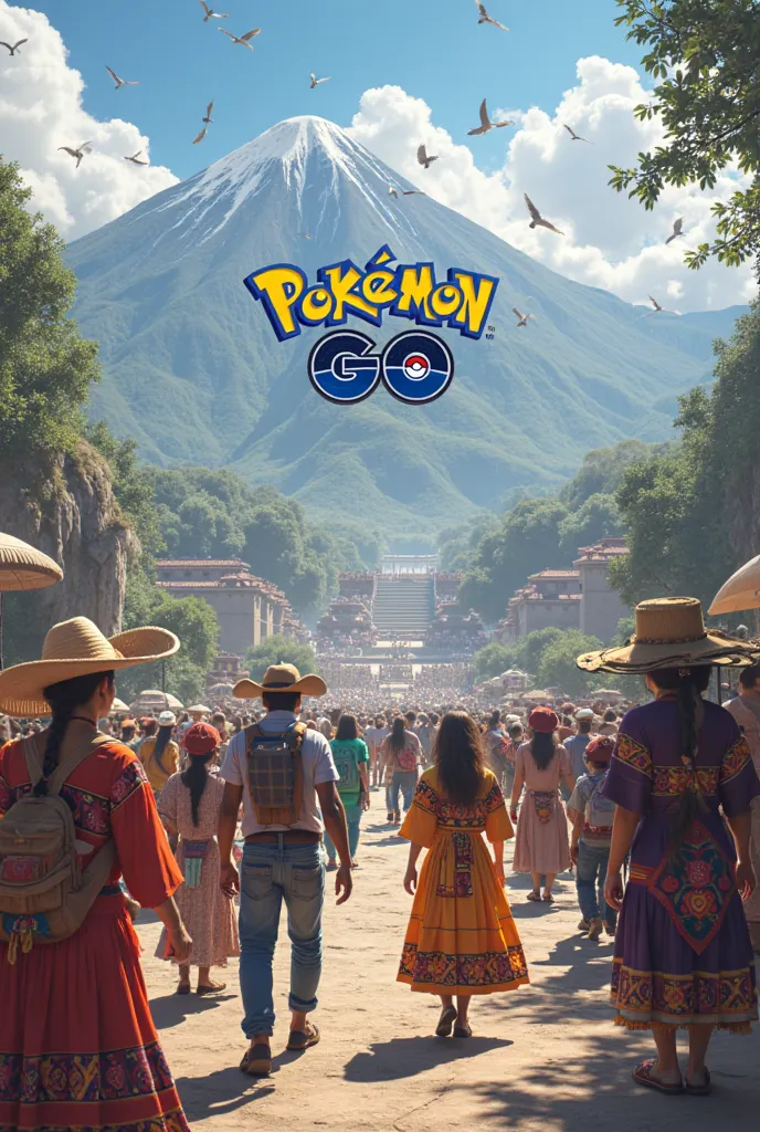 Pokemon Go event with Peru version logo 