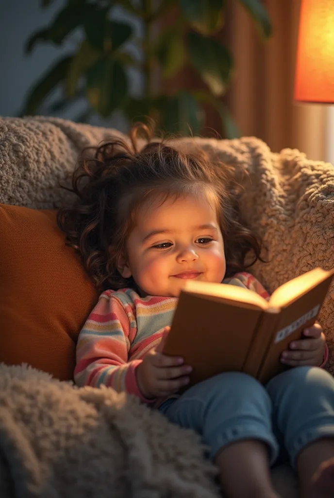 "A young , exhausted from hours of energetic play, slumps onto the couch. Their eyes light up as they discover an enchanting story on YouTube—a tale so heartwarming and inspiring it lifts their spirits. With newfound excitement, the ’s energy is renewed, a...