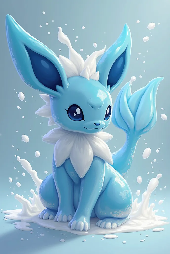 Pokémon vaporeon as an evaporated milk carton 
But make sure that is visible that the milk is evaporated.