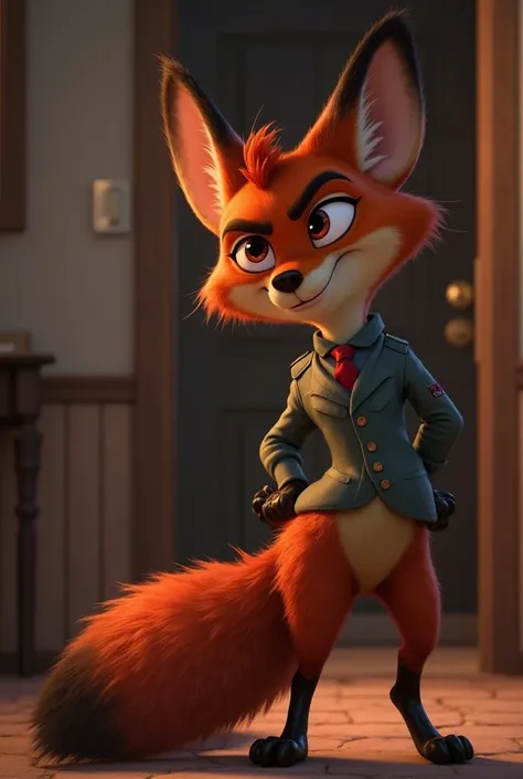 Nick wilde getting a spanking, butt getting slap