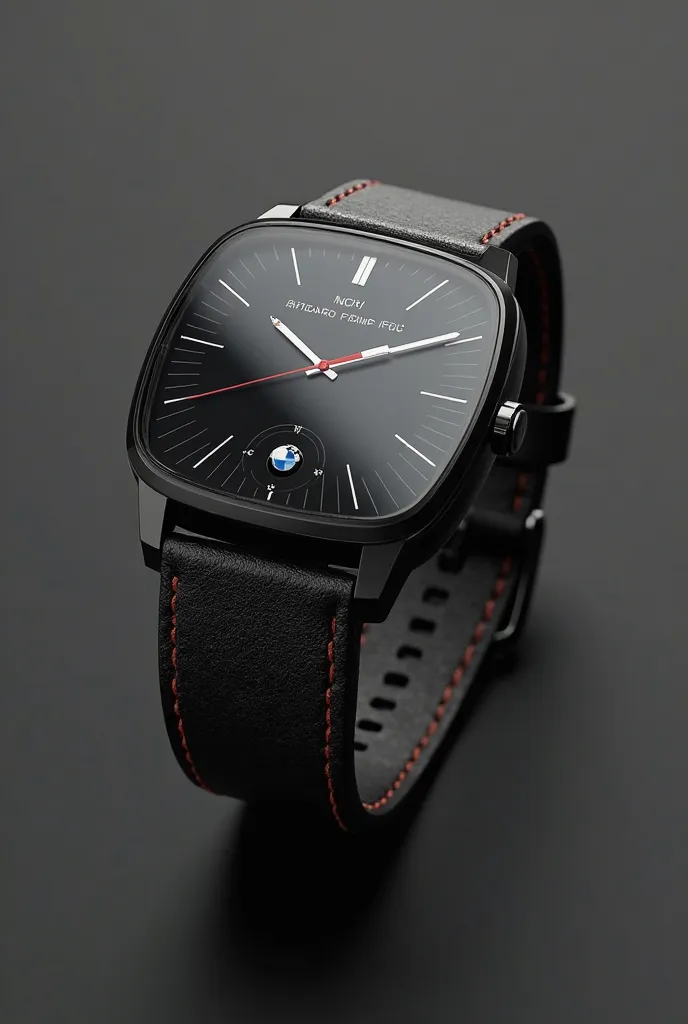 A carbon-fiber smartwatch designed by BMW