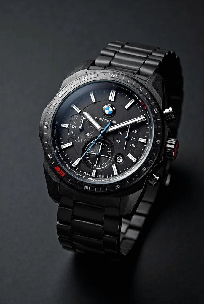 A carbon fiber smartwatch designed by BMW racing