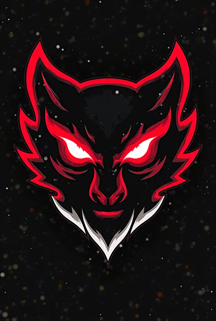 Create a photo of the logos for a sports team called " Anderson " , with an aggressive , bright red eyes, with a combination of colors white,  Red and Black