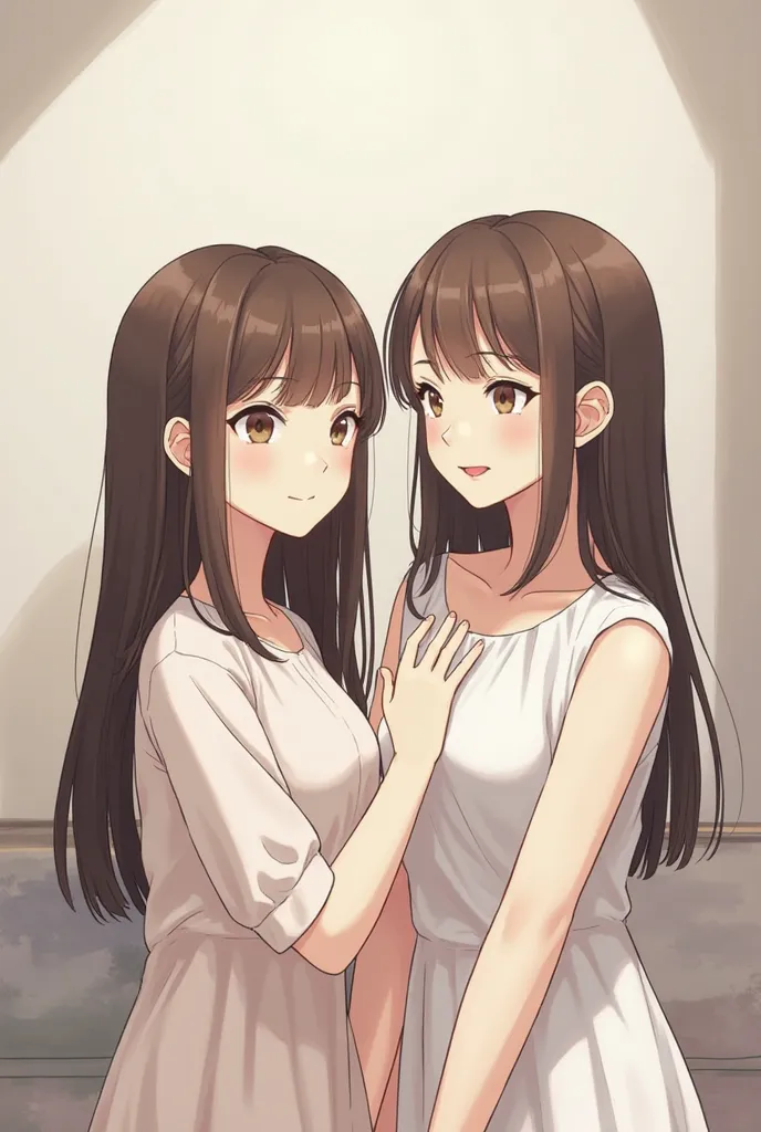 Make sure those two have straight hair 