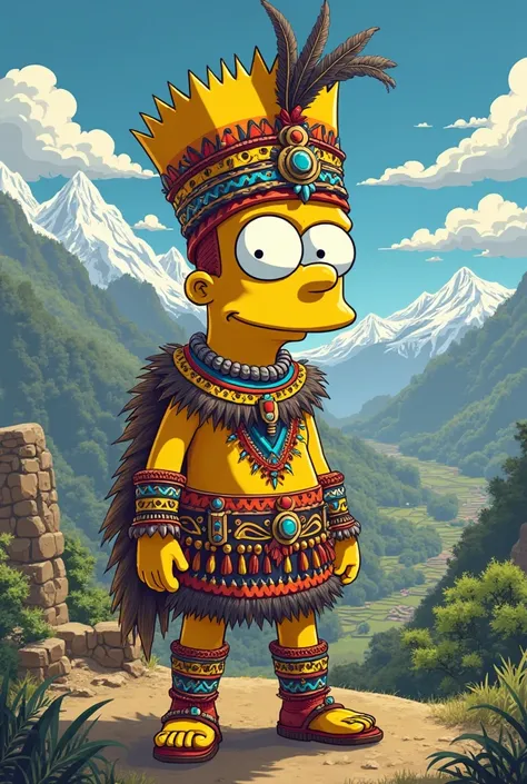 Bart simpson inca peruano