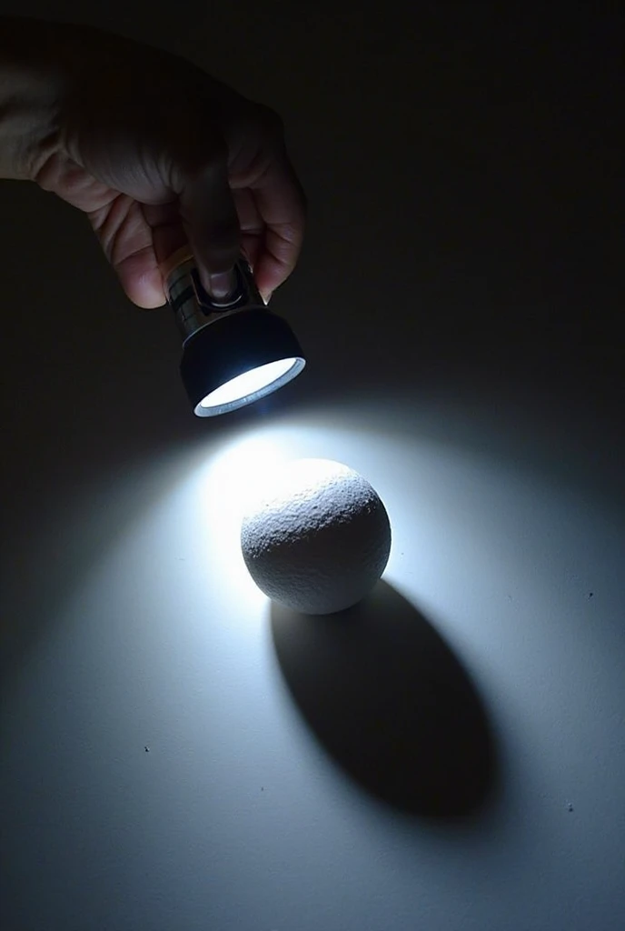  align the flashlight and the balls horizontally. Illuminate one ball with the flashlight and observe the shadow it casts on the ball behind it. After doing the activity, answer the following guide questions.

Guide Questions:

1. What is the shape of the ...