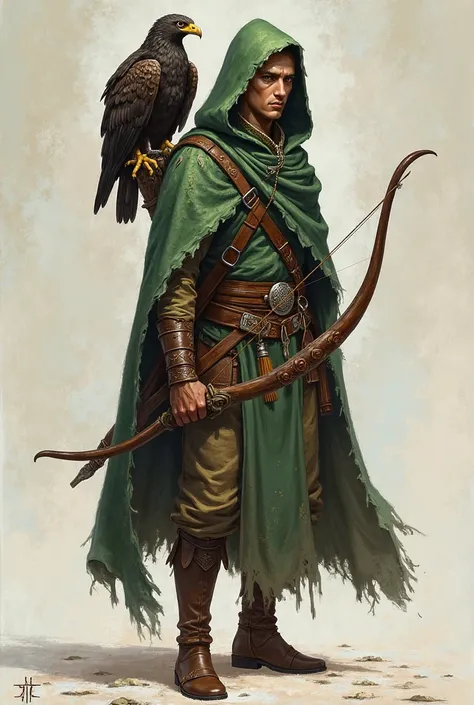 Here it is a detailed visual description of your Dungeon World character, based on the traits you provided:

character: Elvish Ranger

Overall Appearance:
His character is a slender and agile elvish, with an elegant posture and fluid movements that reflect...