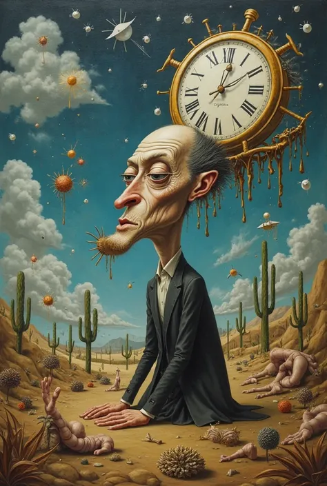 Create a surrealist painting style image, Dalí's style