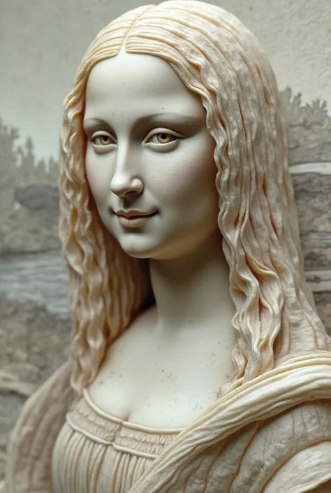 Monalisa in cold porcelain