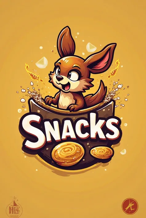 Create only the brand , The snacks logo 