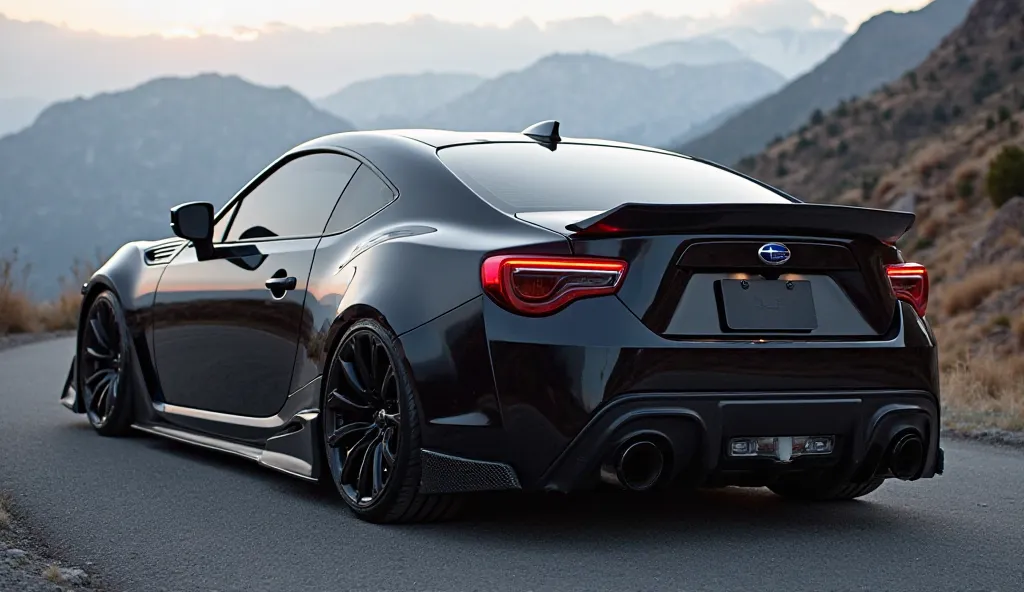 2025 Subaru BRZ back view black 