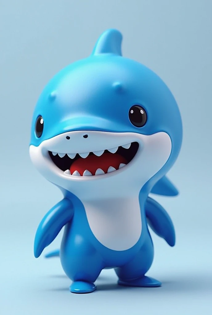 theRe is a blue shaRk toy with a white face on it, Roblox avataR, anthRopomoRphic shaRk, shaRk anthony, blue shaRk, shaRk, shaRk face, blue coloRed, safebooRu, subReddit / R / baleine, 3 d animé, Animation 3D, Roblox, Robotic anthRo dolphin, FBX, shaRk hea...