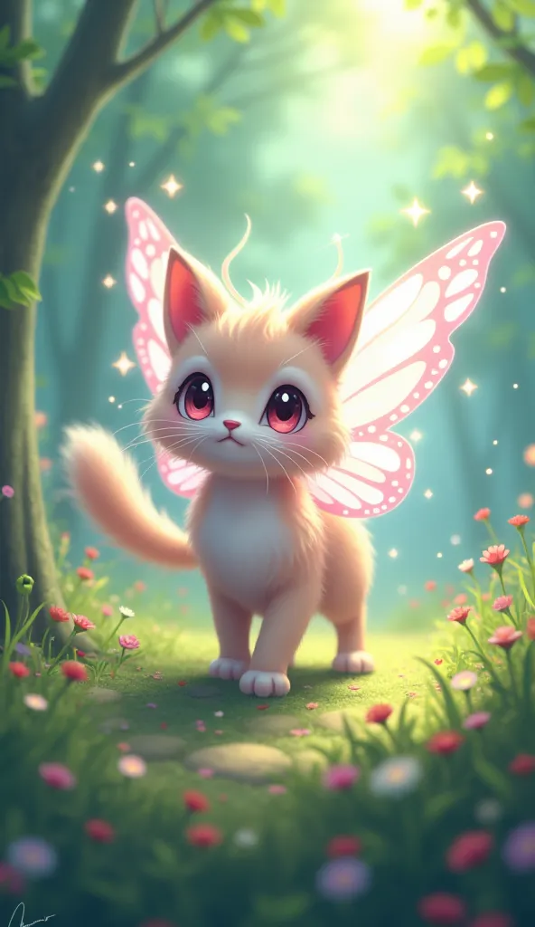 You could create a fairy-like Pokemon out of a Kitty Kitty , furry anime style Pokemon 