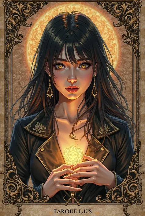 Create a character from the Romance Club game for tarot cards