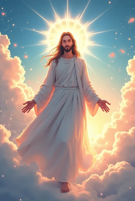 Create a high-quality Jesus Christ anime,  8K Ultra HD, high definition