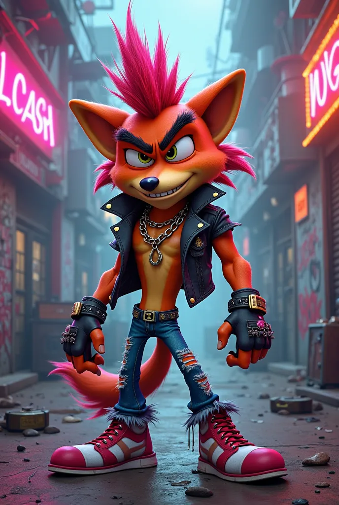 Crash bandicoot punk