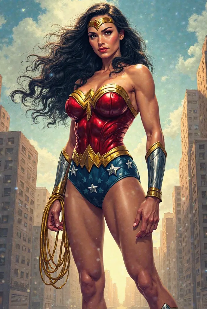 Wonder Woman with Giant Boobs