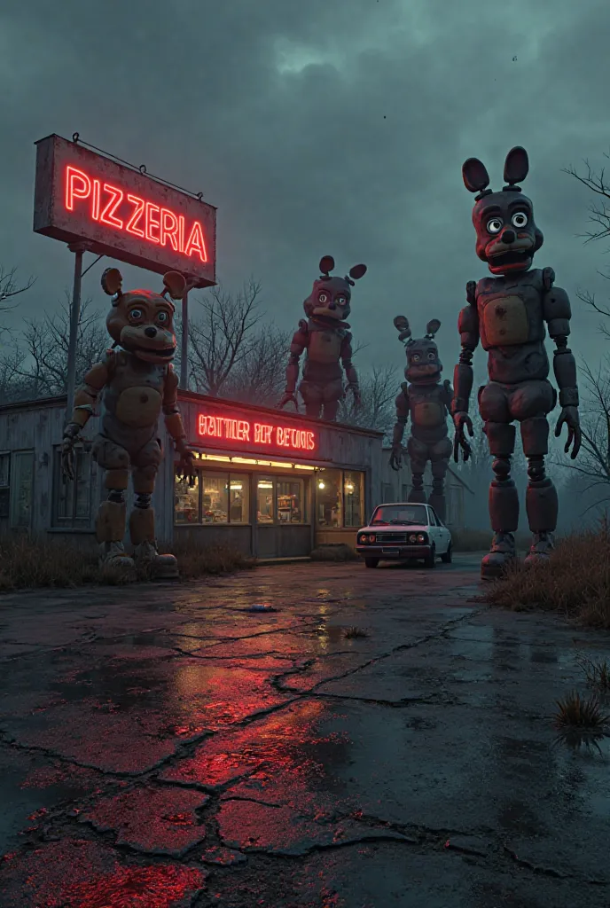 Pizzaria FNAF outside Story size 