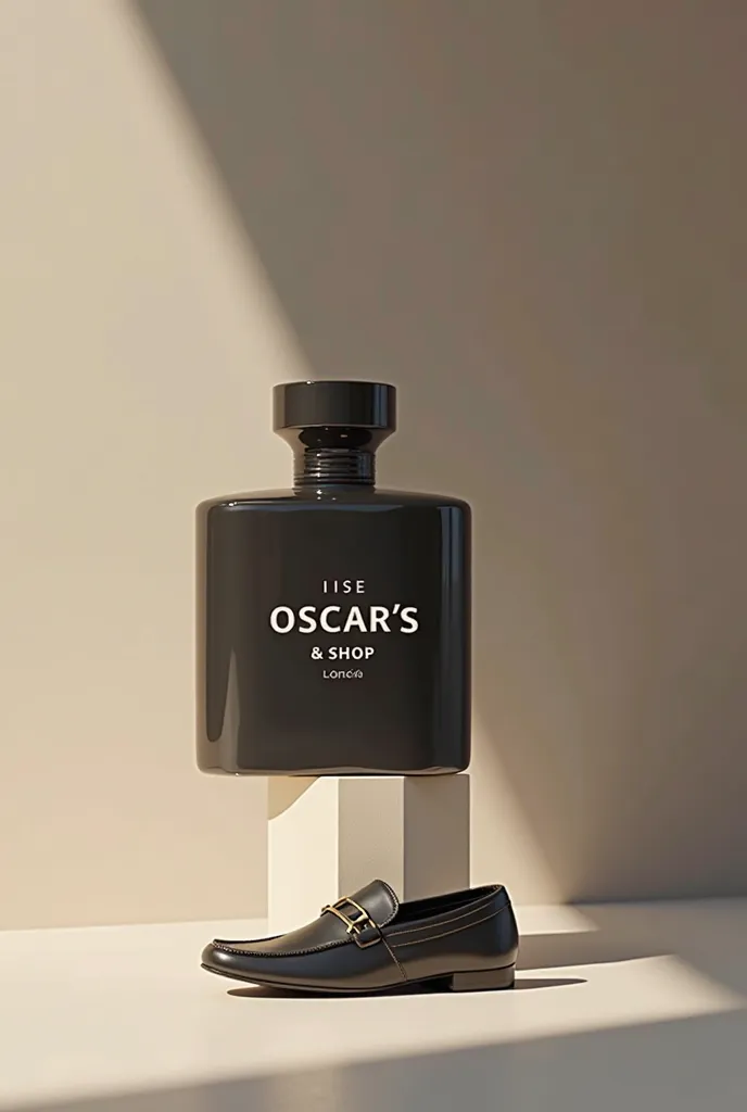 Logo of my online store that sells perfumes, clothes and shoes called Oscar's Shop 