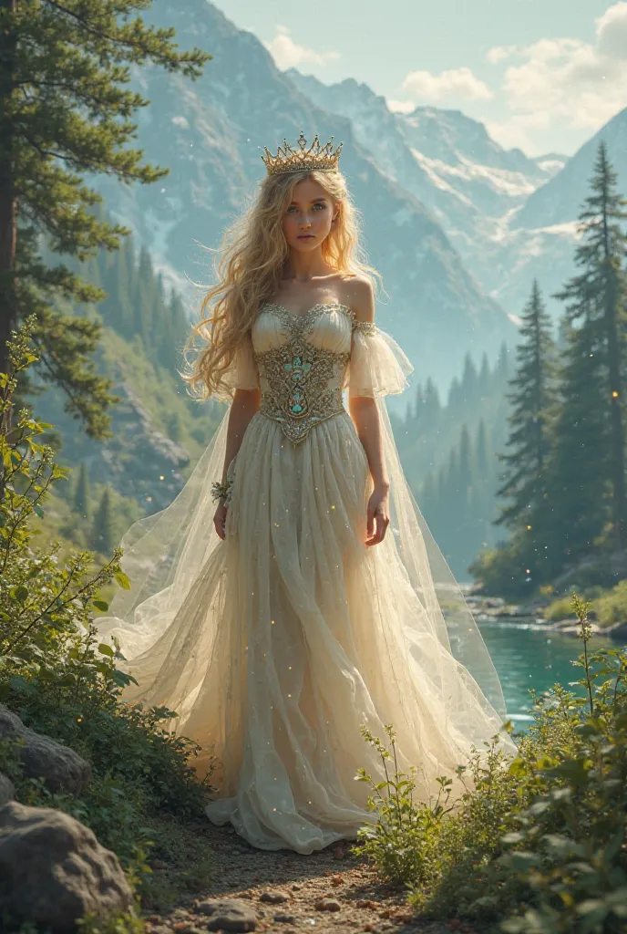 In the kingdom of Eldoria, nestled between towering mountains and lush forests, lived a young princess named Elara