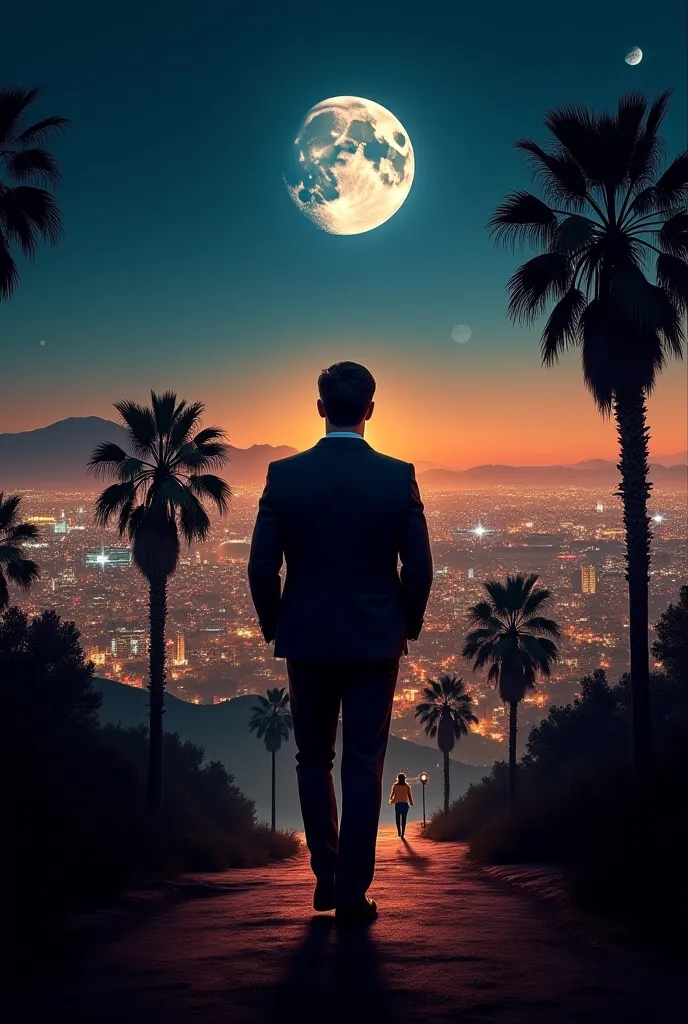 The Full Moon Rises
Los Angeles, California. The Hollywood skyline glows under the neon lights, the Walk of Fame bustling with tourists. Among them, Ethan Cross, a struggling actor, walks home after another failed audition. His hands tremble, his skin swea...