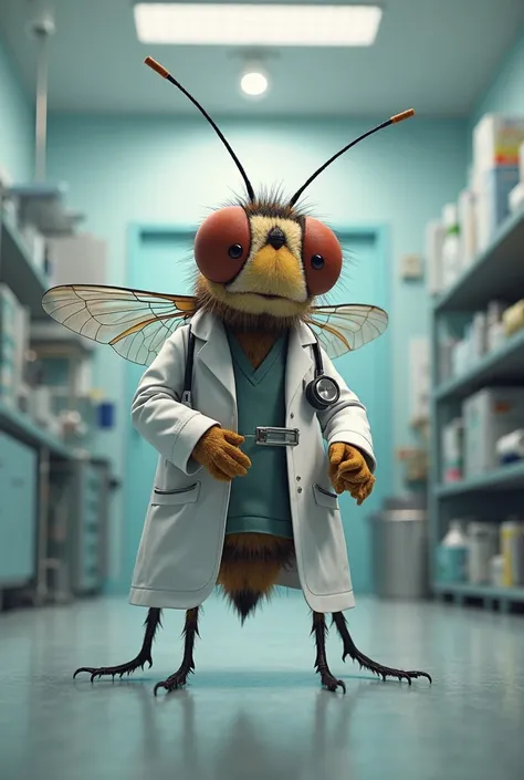 Make the fly a doctor and make it more realistic 