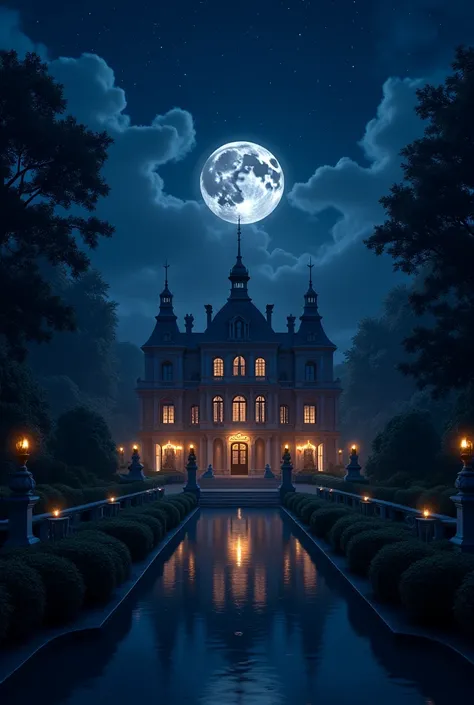 A royal night landscape 