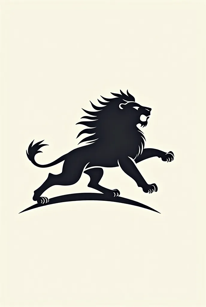 Running Award Medal Lion Logo