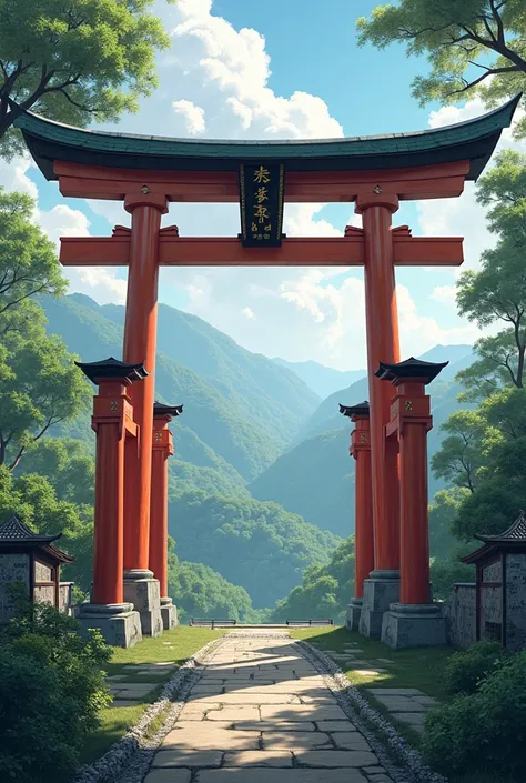 Torii seen from above