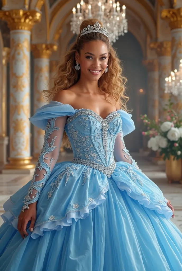 Make Beyoncé dressed as Cinderella 
From Disney 