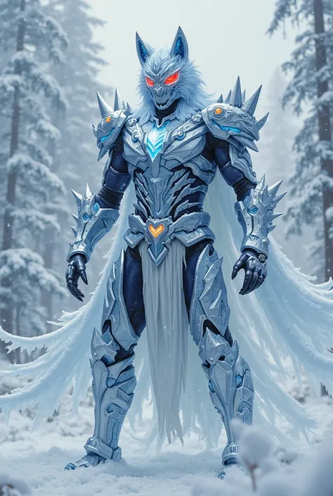 Kamen rider build con un best match de wolf+snow 