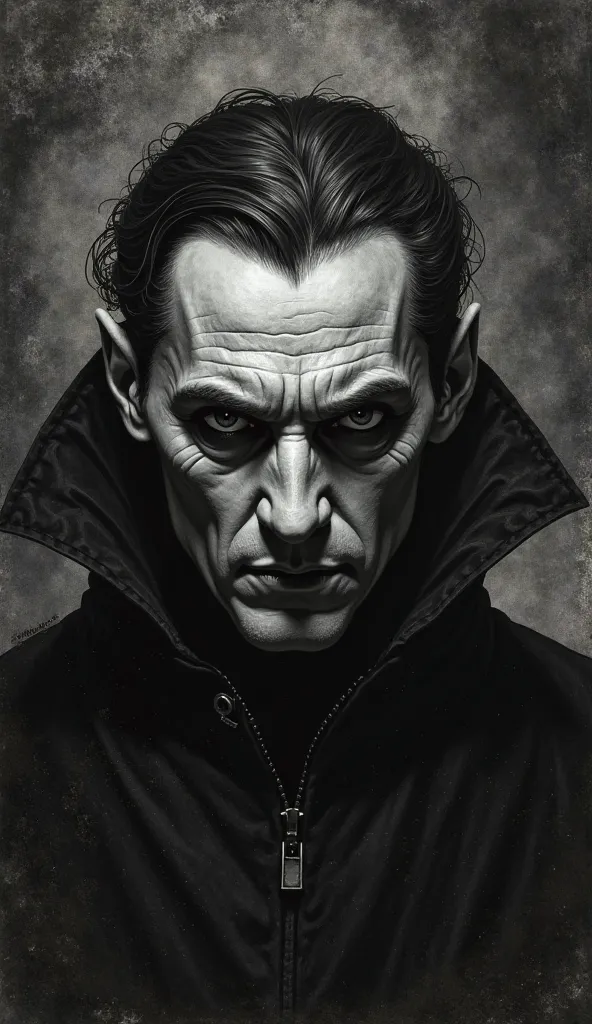 Un dibujo darkgothic de Kim Dracula 