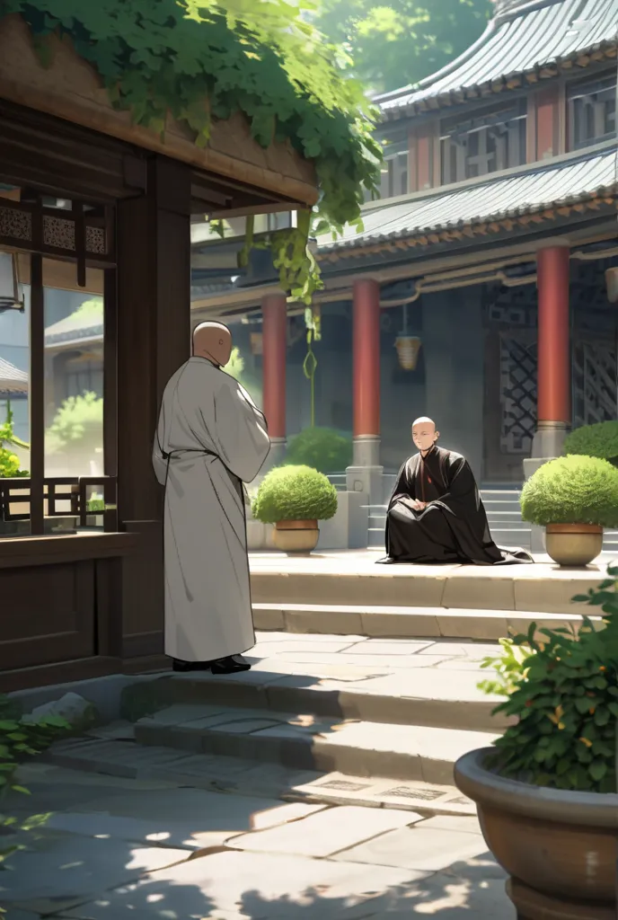 A Christian monk and his best friend a successful businessman