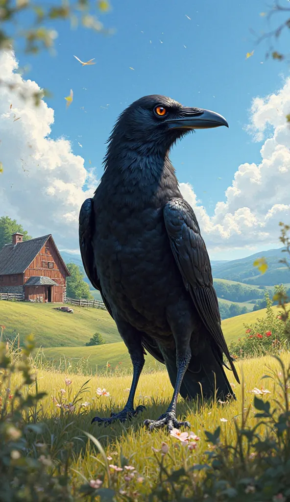 A farmer crow