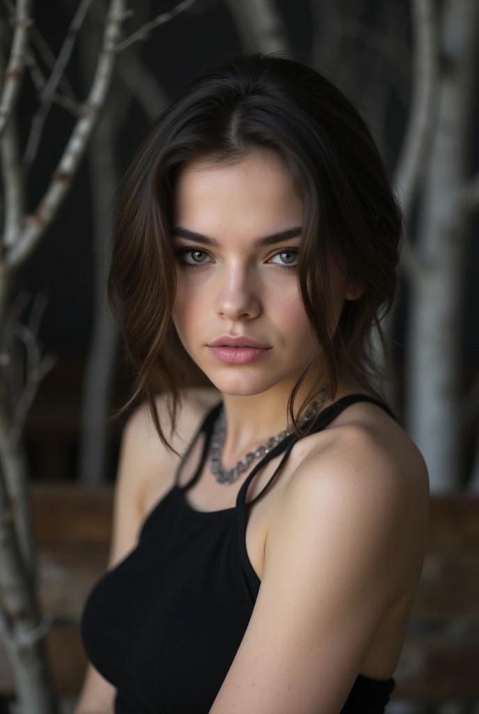 Hailee steinfeld,black backgriund with white trees,Natalie dormer, Ethereal,Portrait,Closeup, portrait,girl posing,Closeup candid photo,Hailee steinfeld  and Maddison beer ,,Closeup,Young ,Voluptuous,,Youthful , ,Skinny,luxurious,Smokey eyes,Closeup,Hailee...