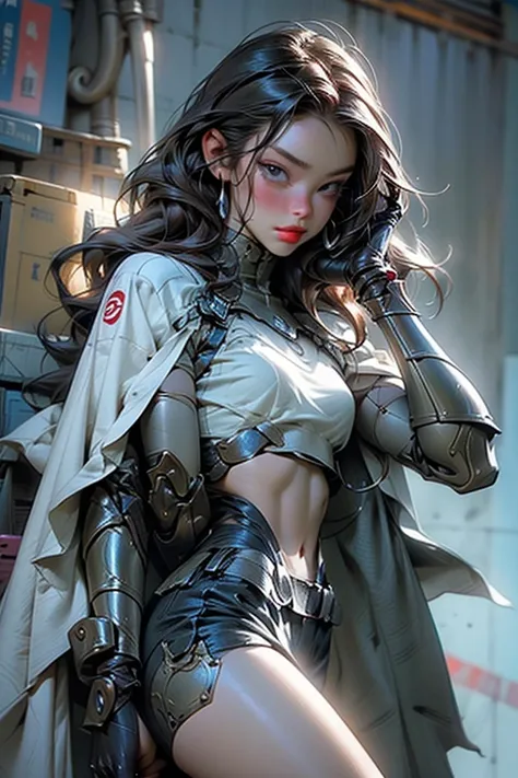 (masterpiece:1,2), best quality, BEAUTIFUL girl, perfect and detailed, (Muscular:1.3), (skinny:1.6), (veiny body:1.3), a fierce-looking female warrior with bold, angular armor and a flowing cape. This one is Kara, a powerful swordswoman who can control the...